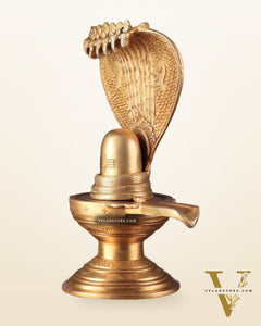 Pure Brass Shiva Lingam – 13.5"