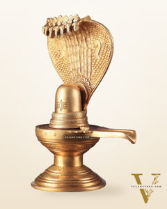 Pure Brass Shiva Lingam – 13.5"