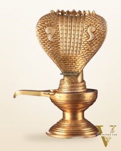 Pure Brass Shiva Lingam – 13.5"