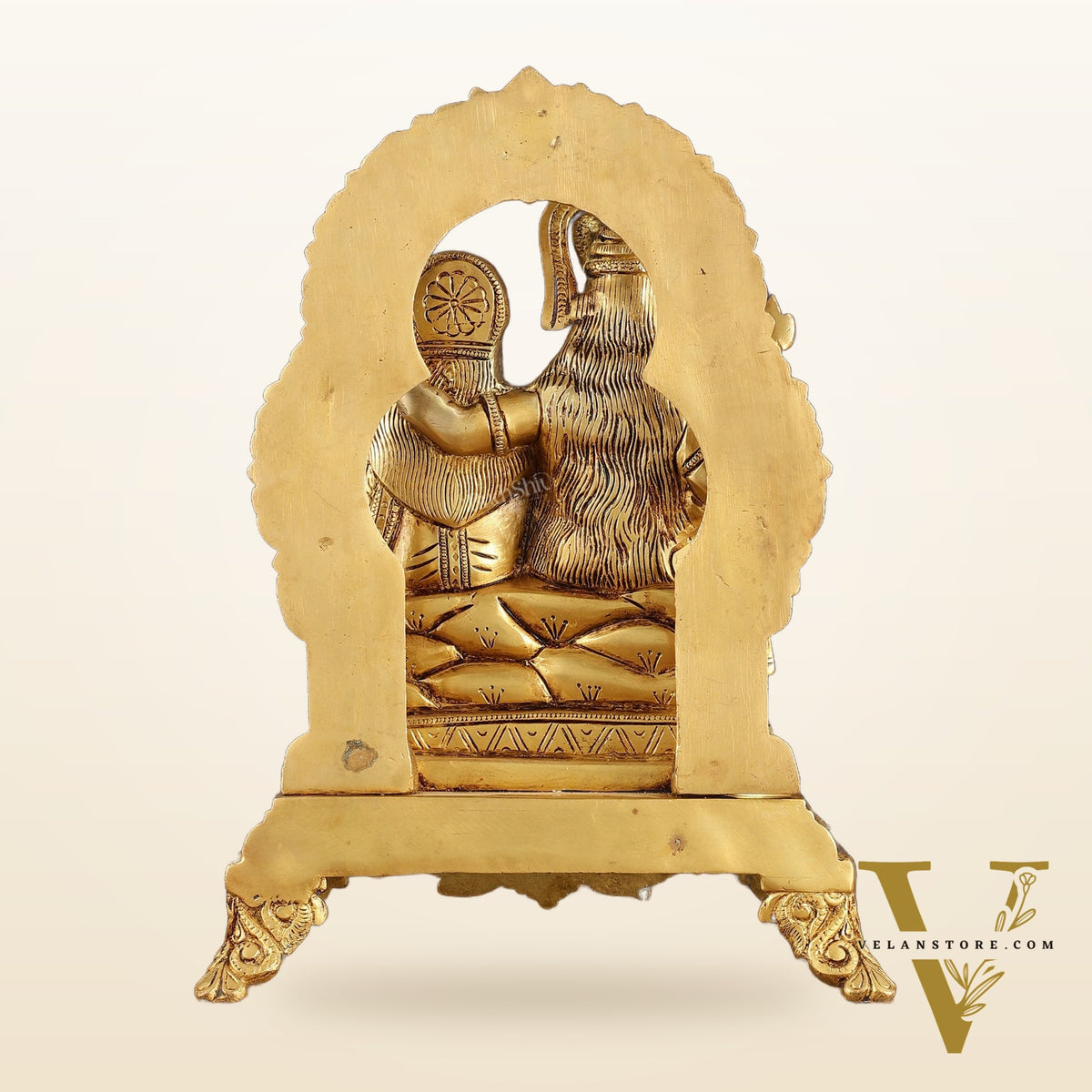 Pure Brass Shiva Parivar Statue 12 inch
