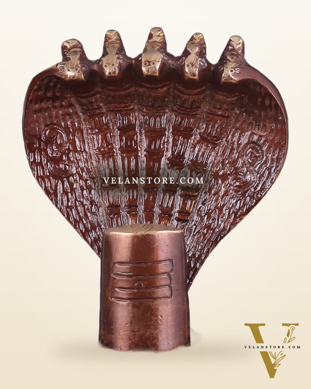 Pure Brass Shivling with Copper Tone | Compact and Auspicious