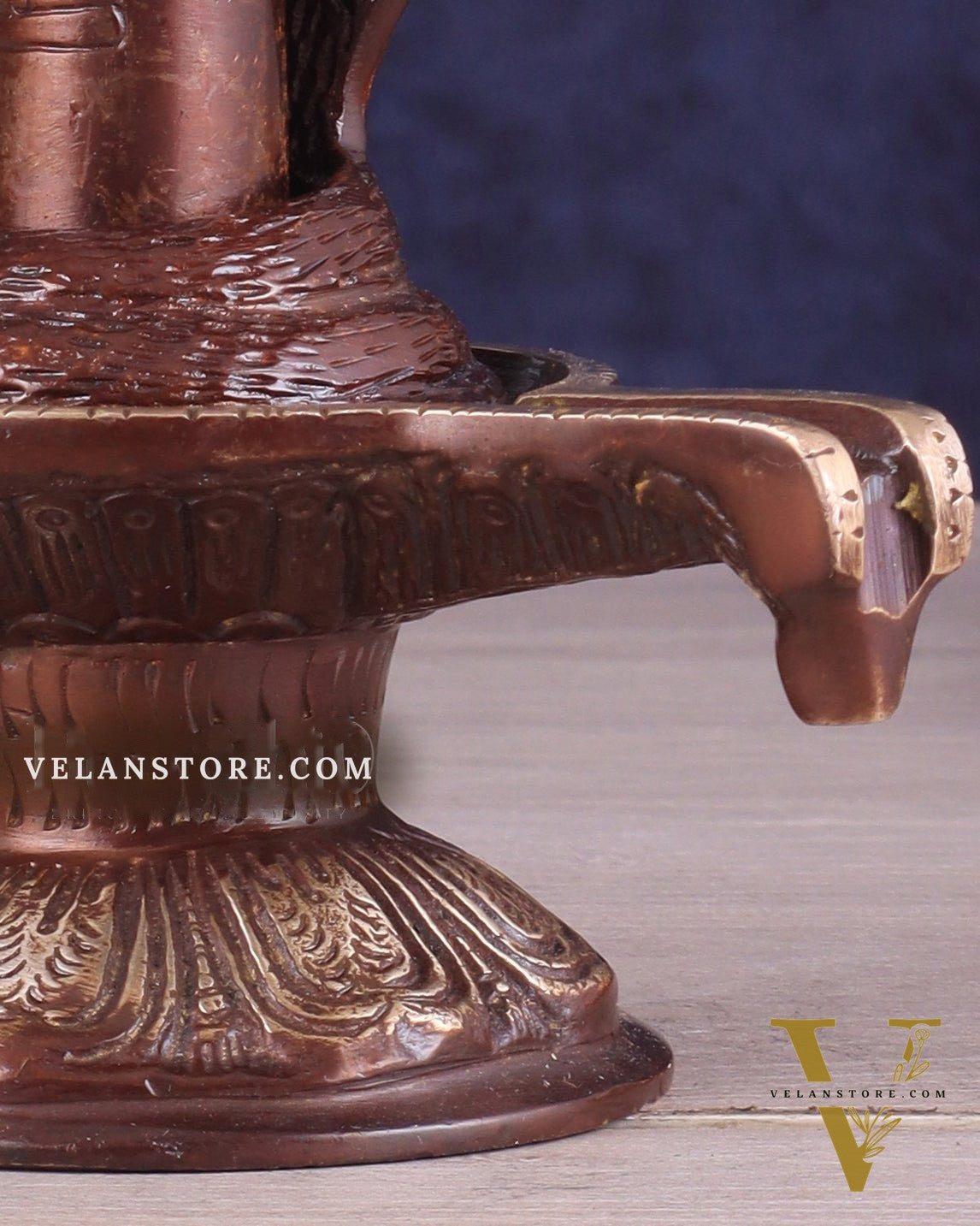 Pure Brass Shivling with Copper Tone | Compact and Auspicious