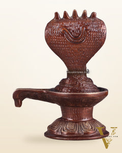 Pure Brass Shivling with Copper Tone | Compact and Auspicious