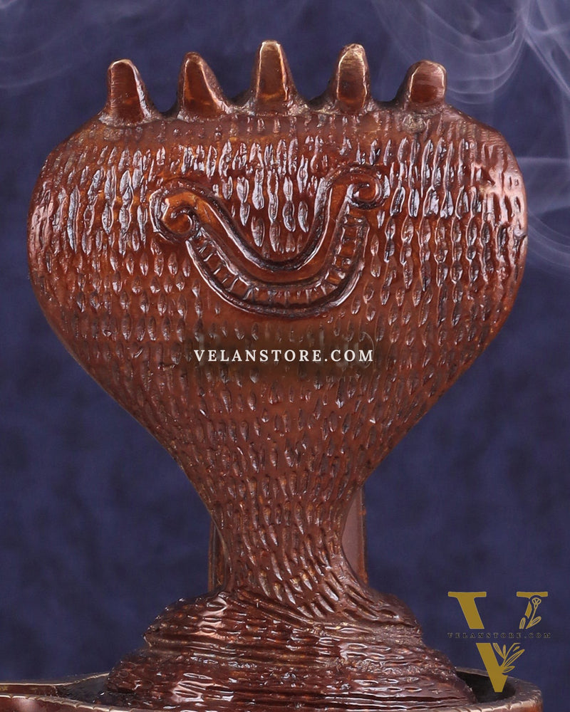 Pure Brass Shivling with Copper Tone | Compact and Auspicious