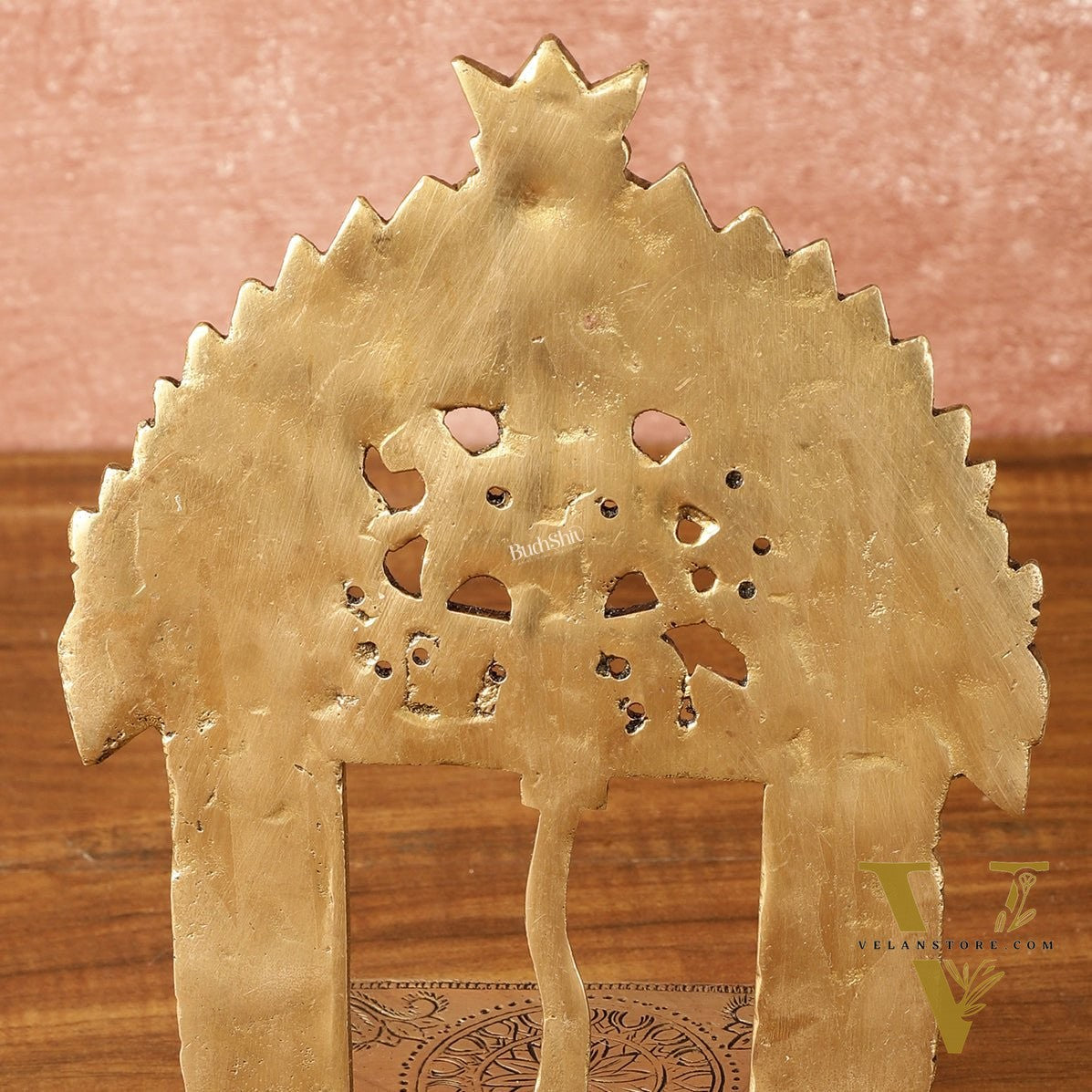 Pure Brass Singhasan Peeta for God Idols | 9 Inch Height