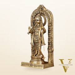 Pure Brass Superfine Ayodhya Ram Lalla Idol - 12"