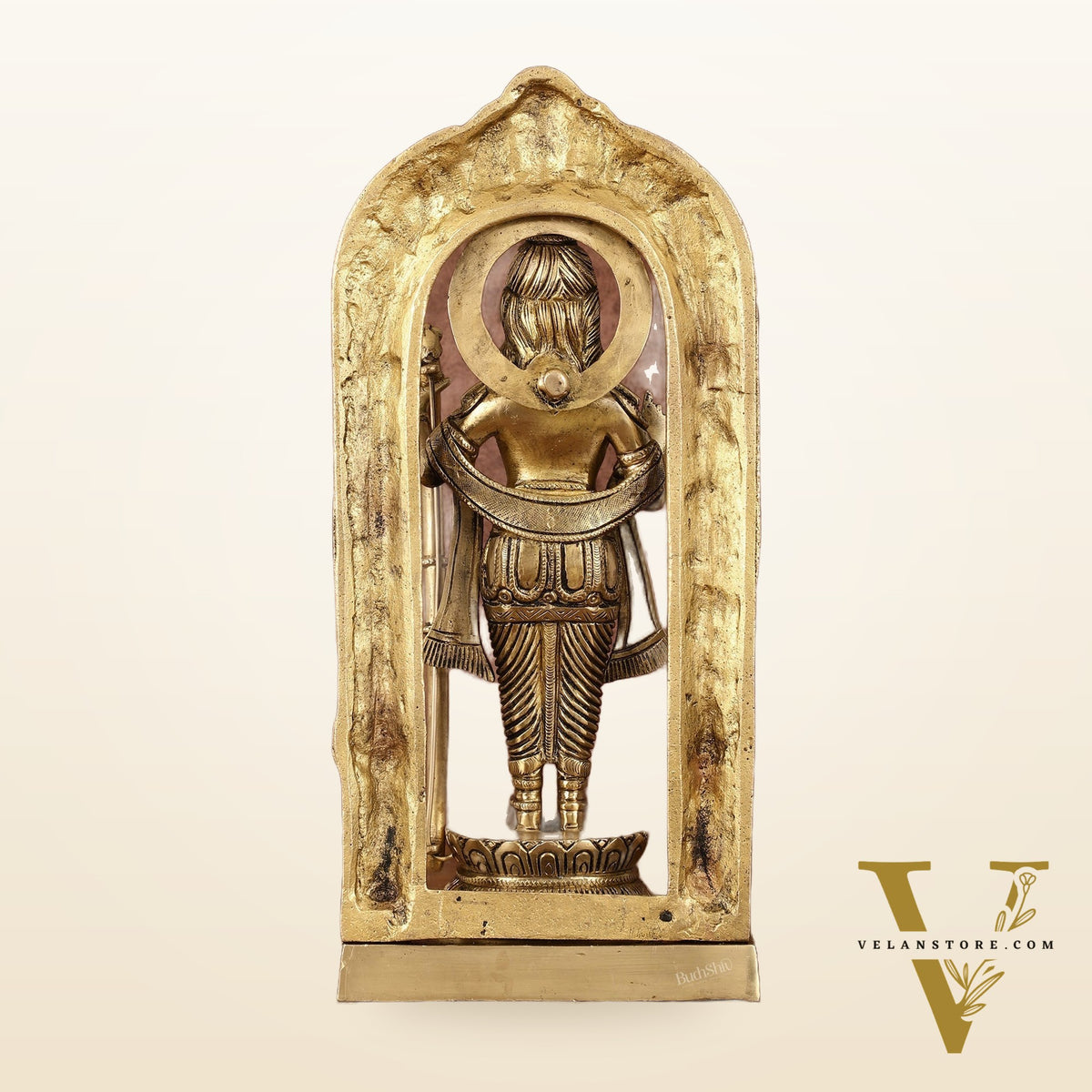 Pure Brass Superfine Ayodhya Ram Lalla Idol - 12"