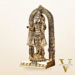 Pure Brass Superfine Ayodhya Ram Lalla Idol - 9.5"