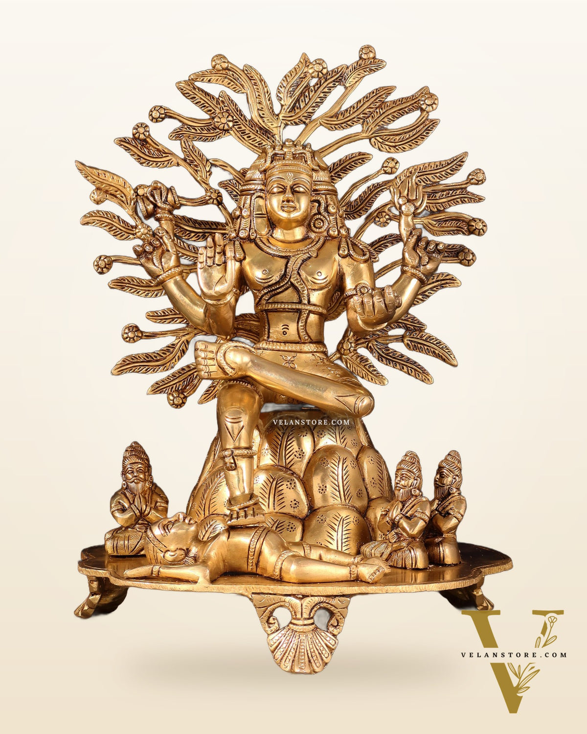 Pure Brass Superfine Dakshinamurthy Shiva 14"