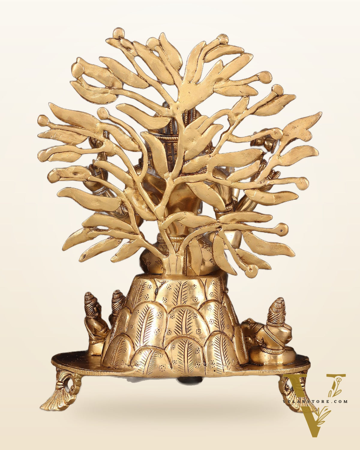 Pure Brass Superfine Dakshinamurthy Shiva 14"