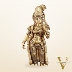 Pure Brass Superfine Devi Andal Idol - 16 Inch