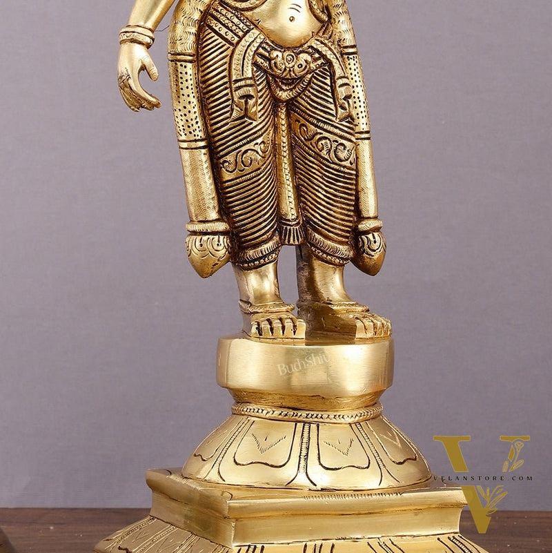Pure Brass Superfine Devi Andal Idol - 16 Inch