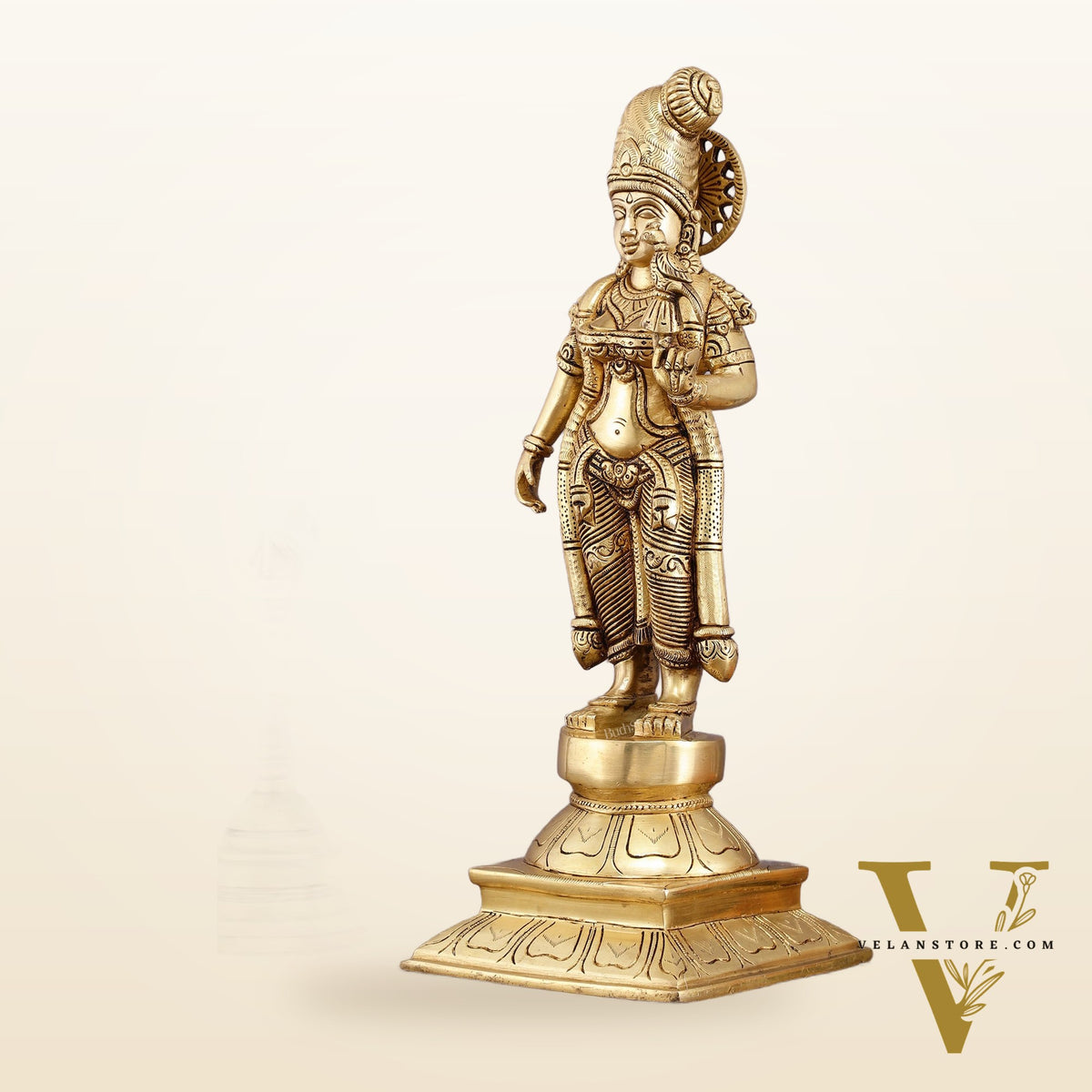 Pure Brass Superfine Devi Andal Idol - 16 Inch