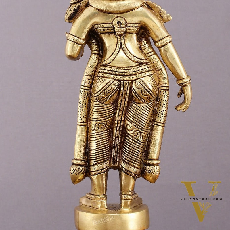 Pure Brass Superfine Devi Andal Idol - 16 Inch