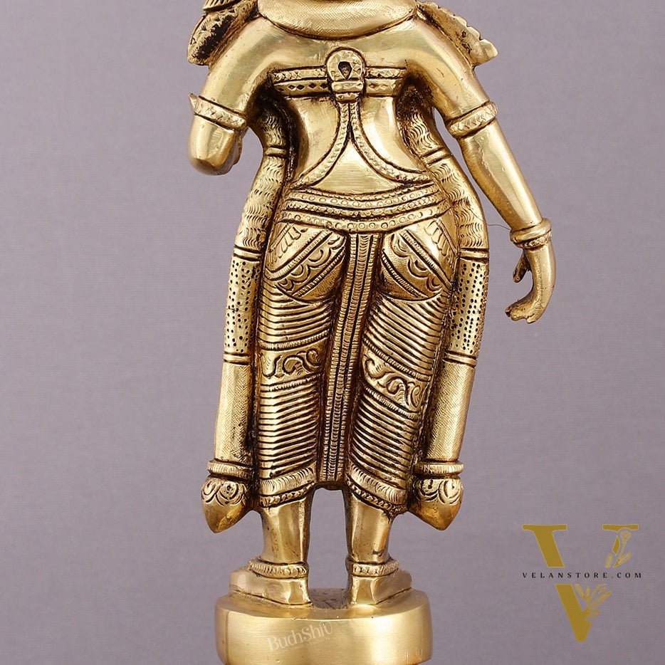 Pure Brass Superfine Devi Andal Idol - 16 Inch