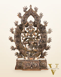 Pure Brass Superfine Goddess Kamakhya Devi Statue 12"
