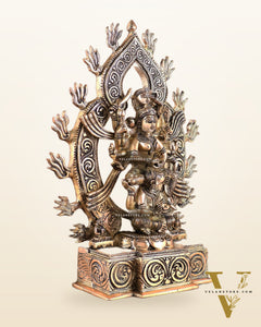 Pure Brass Superfine Goddess Kamakhya Devi Statue 12"