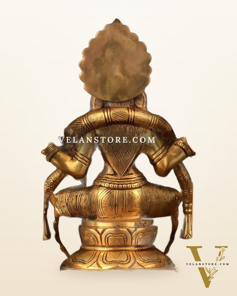 Pure Brass Superfine Goddess Padmavathi Lakshmi Statue with Thiruvarchi - 18"