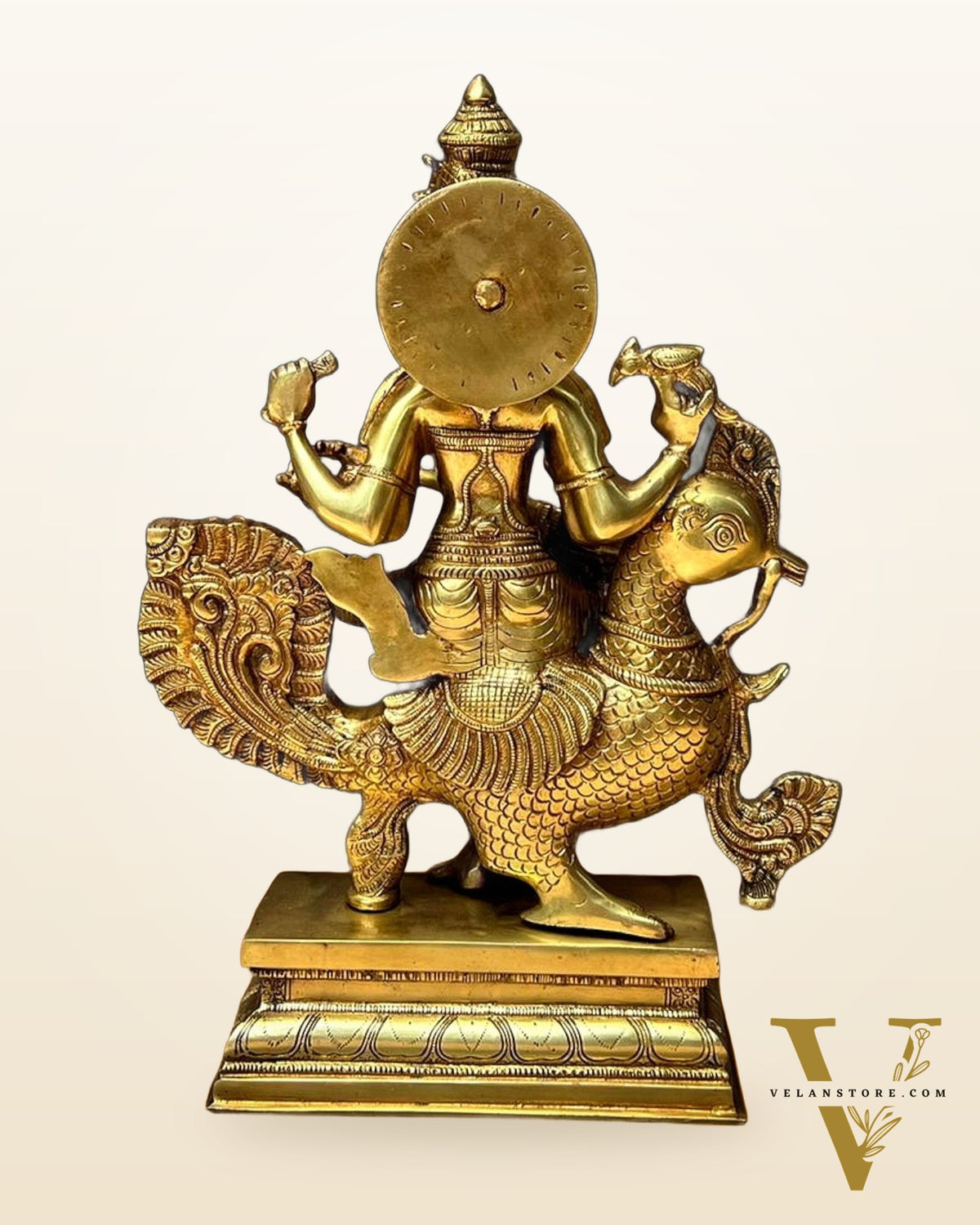 Pure Brass Superfine Goddess Saraswati Statue - 20" Height |