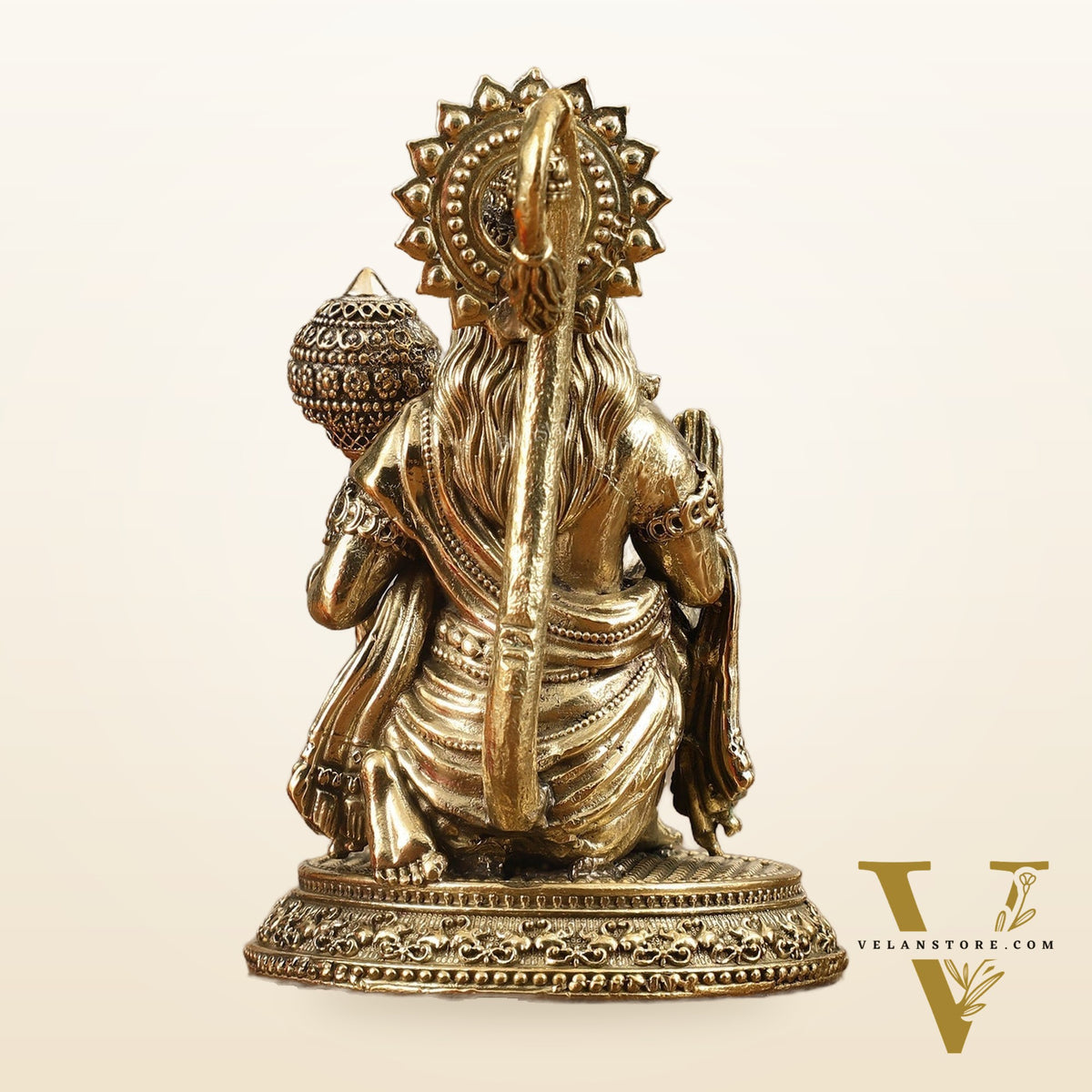 Pure Brass Superfine Lord Hanuman Idol - 4.5 inch