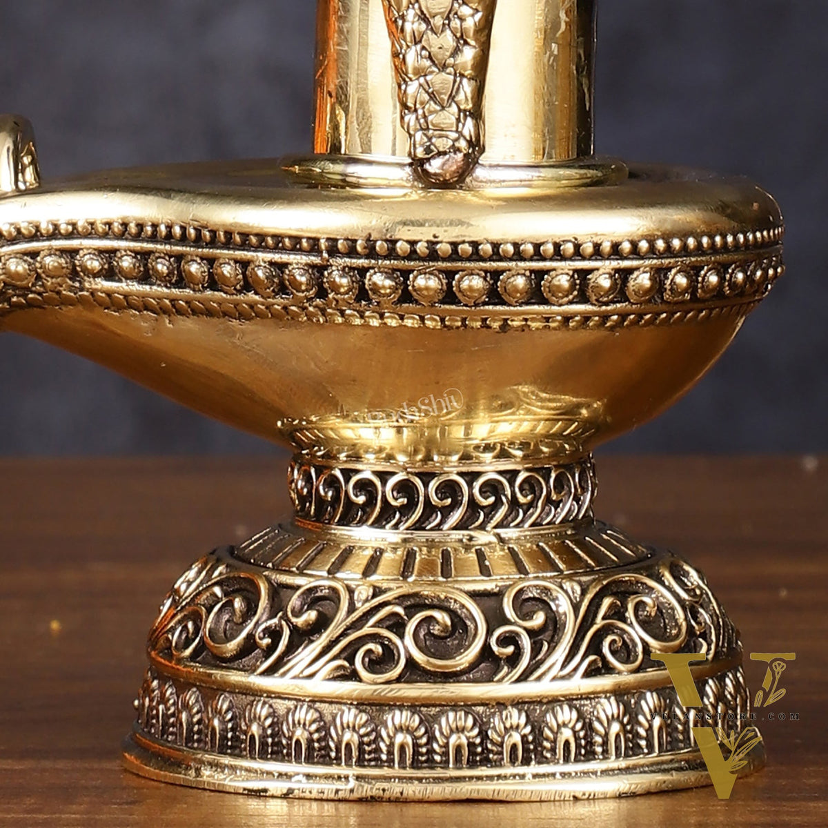 Pure Brass Superfine Lord Shiva Lingam - 5 Inch