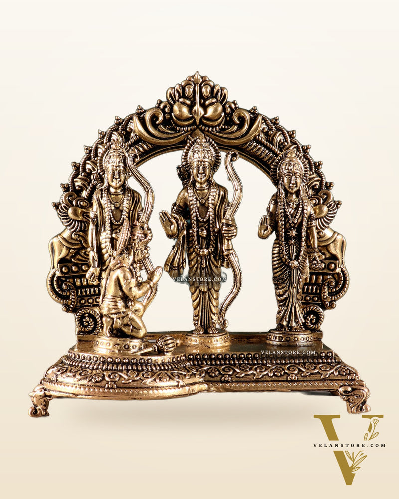 Pure Brass Superfine Ram Darbar Idol Set 4 inch