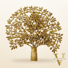 Pure Brass Superfine Wall Hanging Kalpavriksha Bodhi Tree 23"