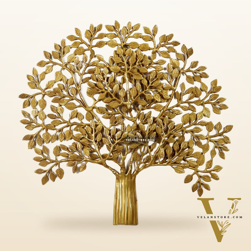 Pure Brass Superfine Wall Hanging Kalpavriksha Bodhi Tree 23"