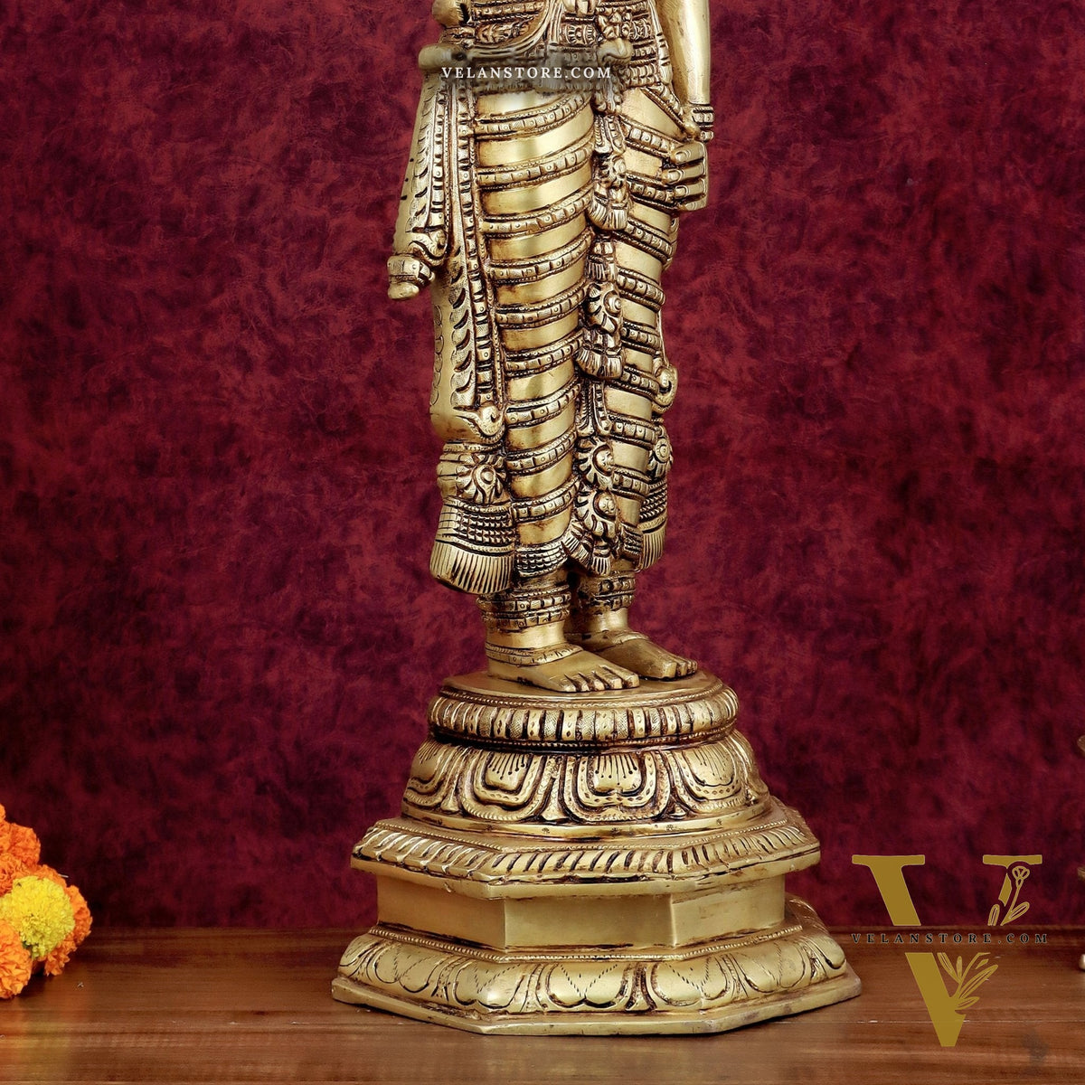 Pure Brass Tirupati Balaji Idol 33"