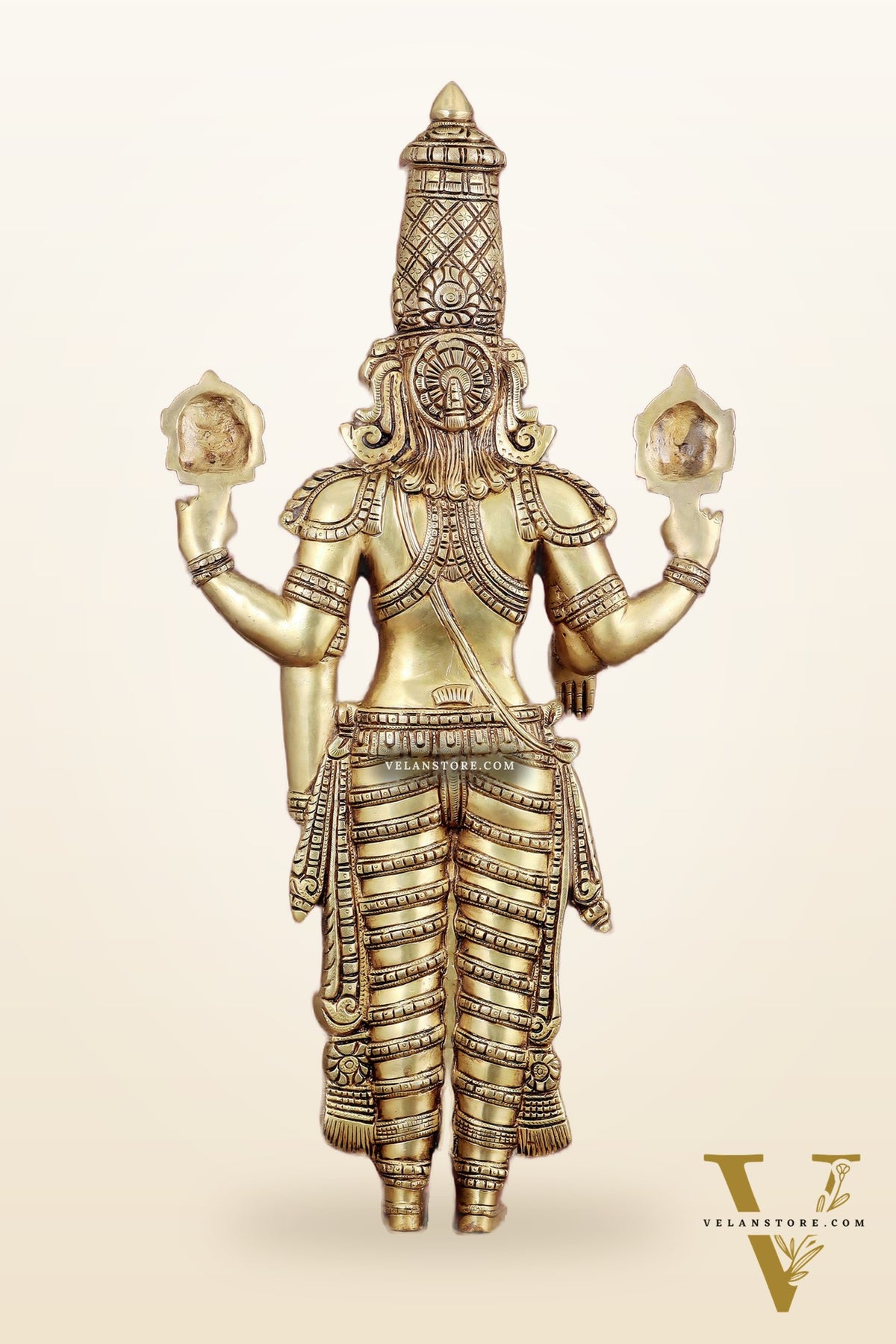 Pure Brass Tirupati Balaji Idol 33"