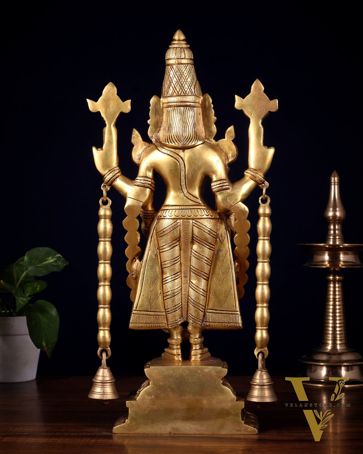 Pure Brass Tirupati Balaji Statue 17 inch