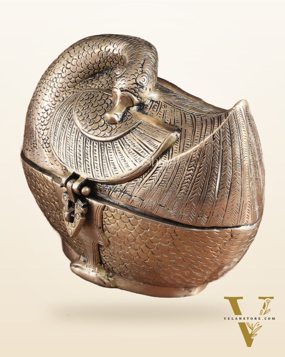 Pure Brass Unique Duck-Shaped Multipurpose Storage Box – Elegant Home Décor