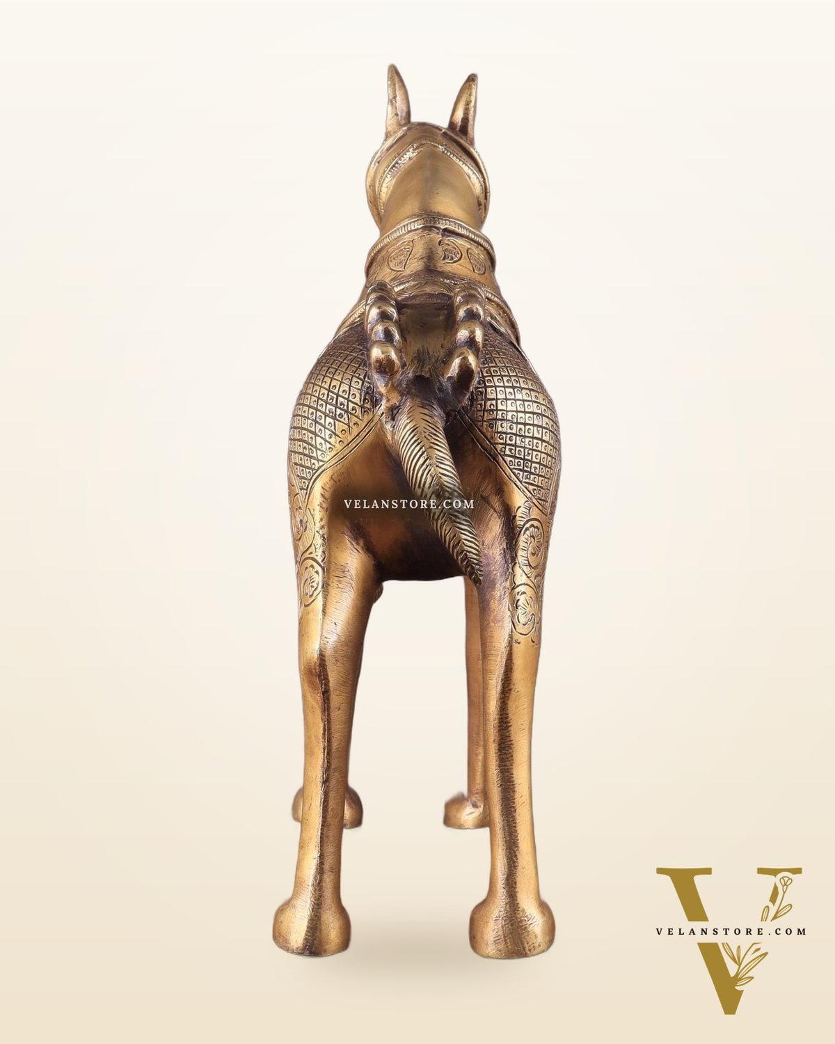 Pure Brass Unique Horse Statue Showpiece 12.6 inches