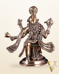 Pure Brass Varaha Avatar of Lord Vishnu | Lifting Earth |13”