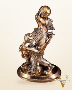 Pure Brass Varaha Avatar of Lord Vishnu | Lifting Earth |13”