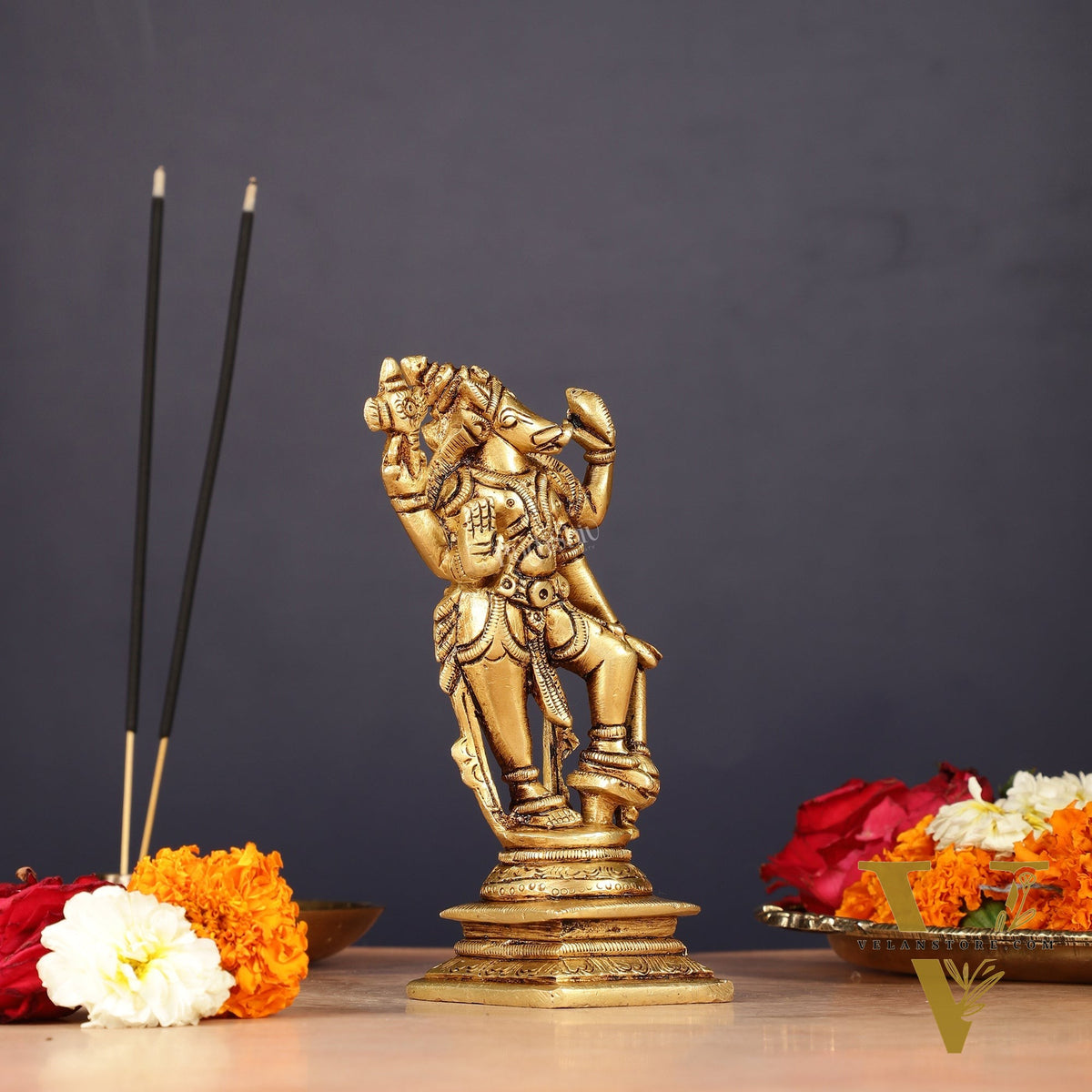 Pure Brass Varaha Swamy Idol 5"