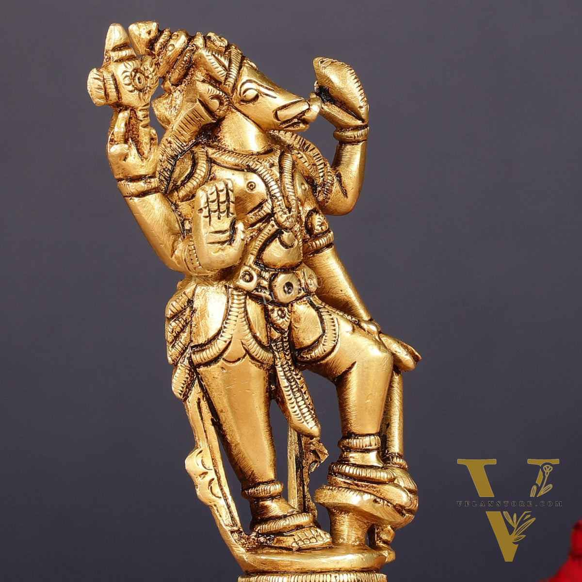 Pure Brass Varaha Swamy Idol 5"