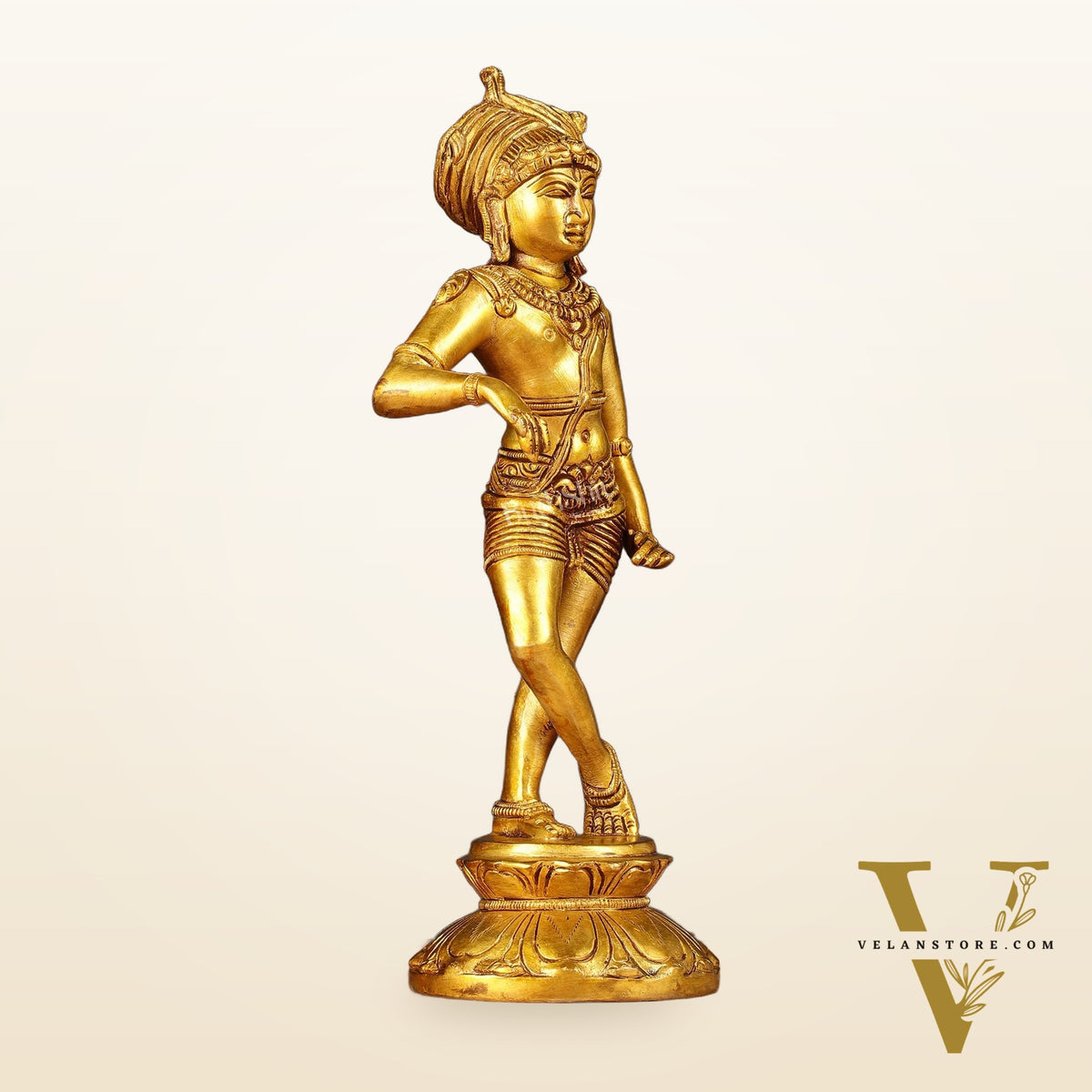 Pure Brass Vrishavahana Lord Shiva Statue 11"