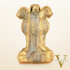 Pure Brass Wall Hanging Ashoka Lion Symbol - 16 Inch