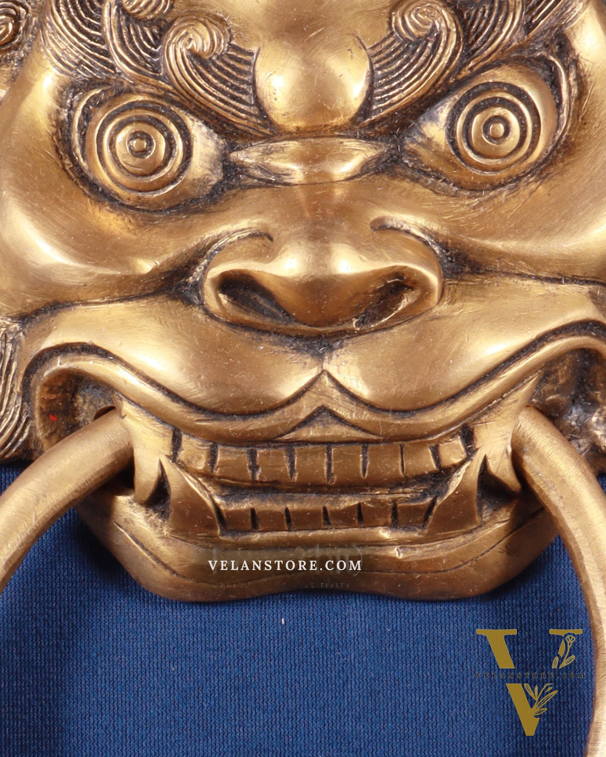 Pure Brass Yali Door Knocker – 9.5 Inch