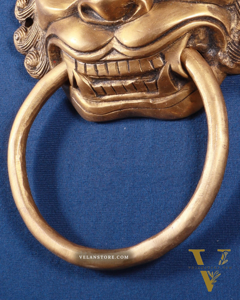 Pure Brass Yali Door Knocker – 9.5 Inch