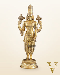 Pure Bronze Panchaloha Tirupati Balaji (Perumal) Idol – 4.5"