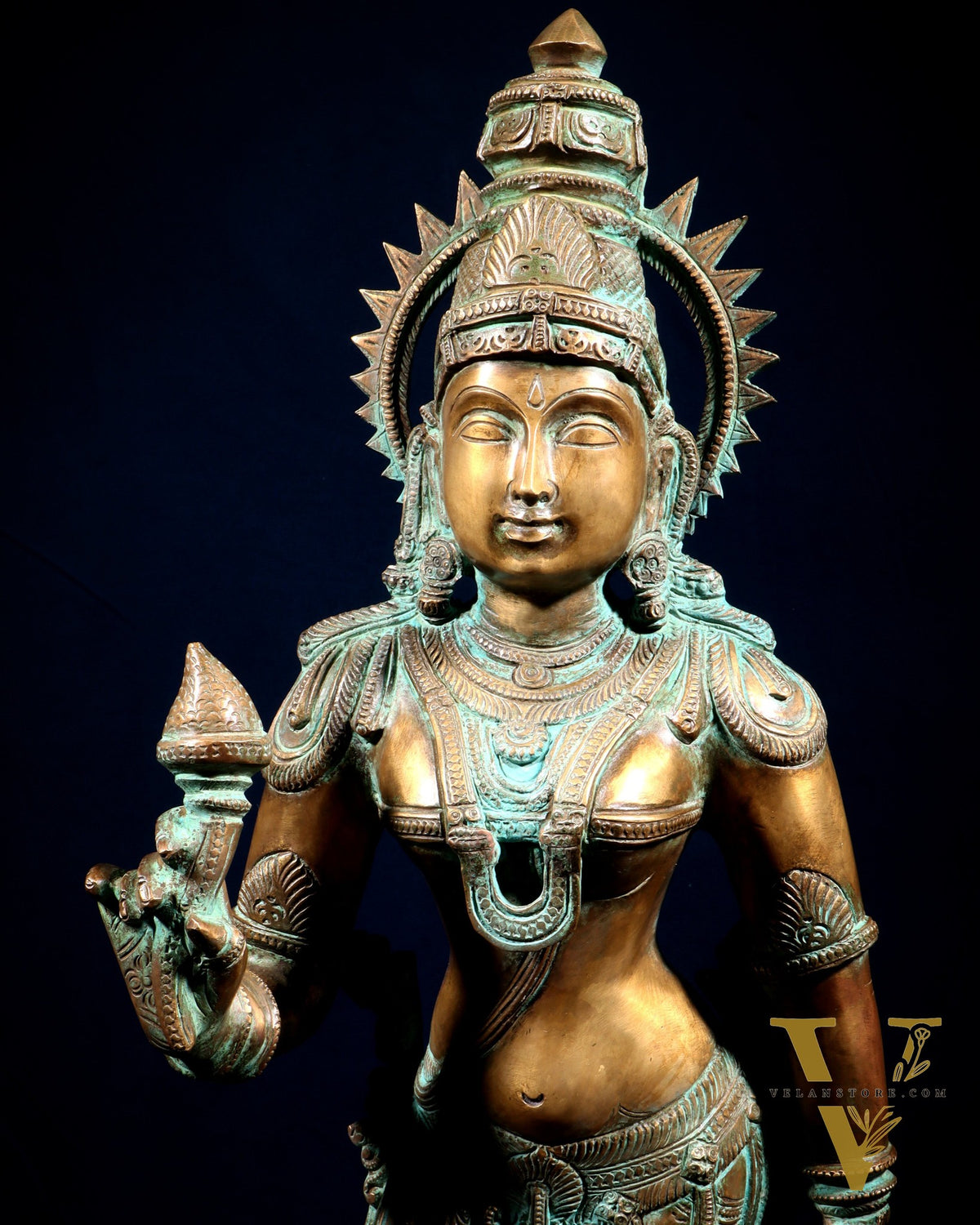 Pure Bronze Ramar Set (Ram Darbar) – Vintage Chola Patina 29", 85 kgs.