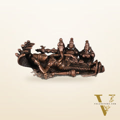 Pure Copper Ananta Padmanabha Swamy Idol 3 inch