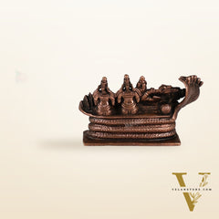 Pure Copper Ananta Padmanabha Swamy Idol 3 inch