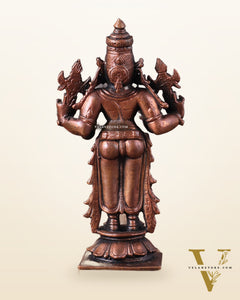Pure Copper Dhanvantari Idol – 4"
