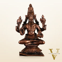 Pure Copper Hayagriva Idol - 5 Inches