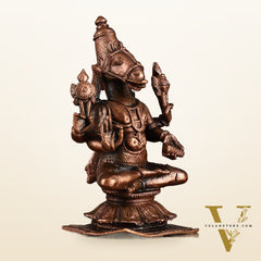 Pure Copper Hayagriva Idol - 5 Inches