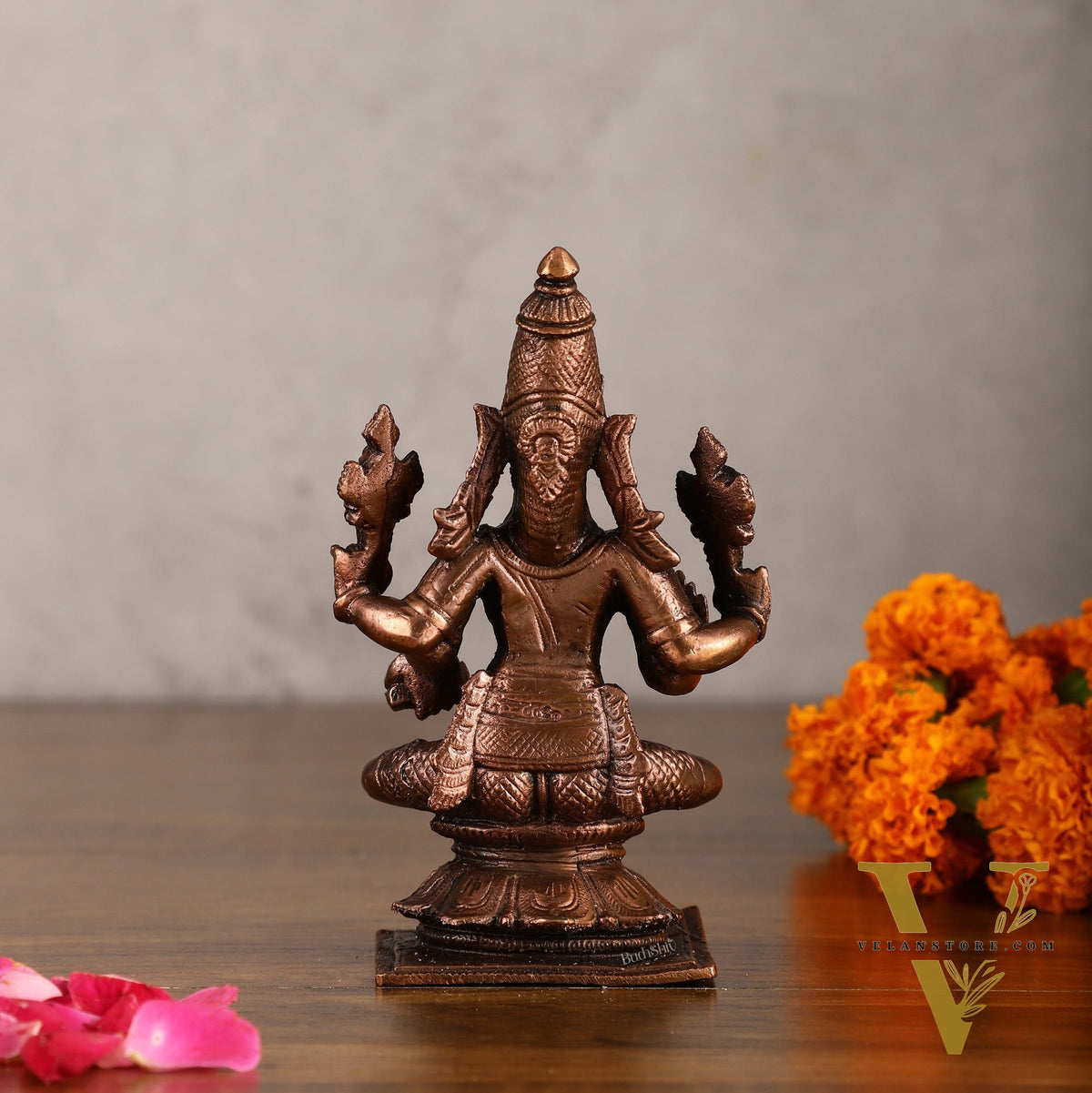 Pure Copper Hayagriva Idol - 5 Inches