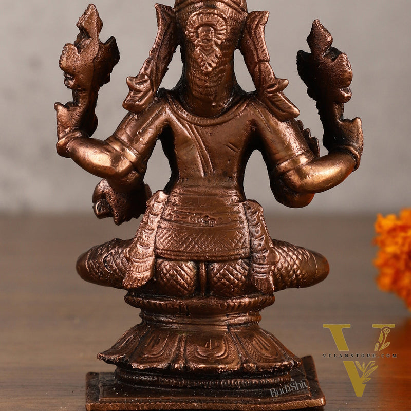 Pure Copper Hayagriva Idol - 5 Inches
